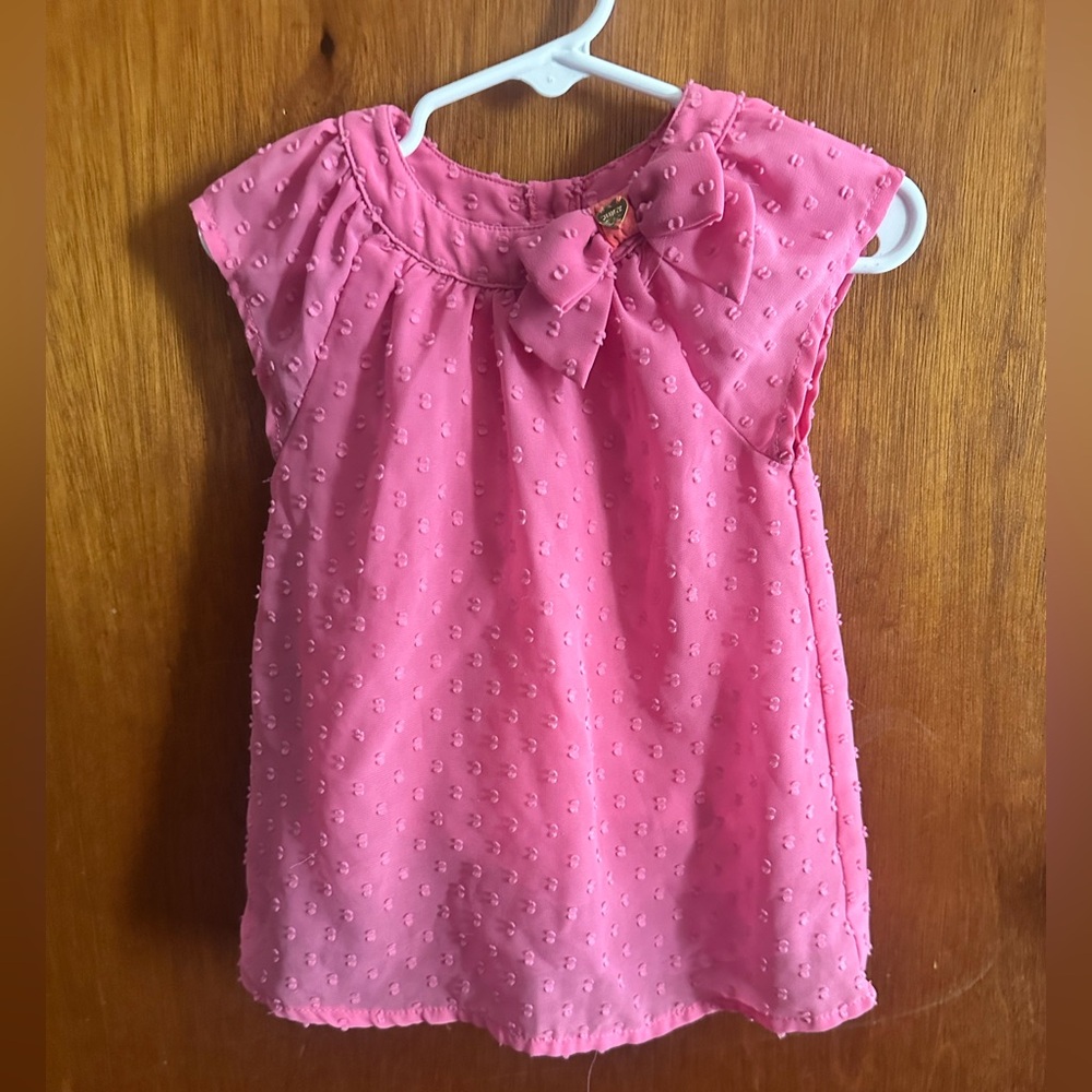 Juicy Couture Pink Textured Top with Bow